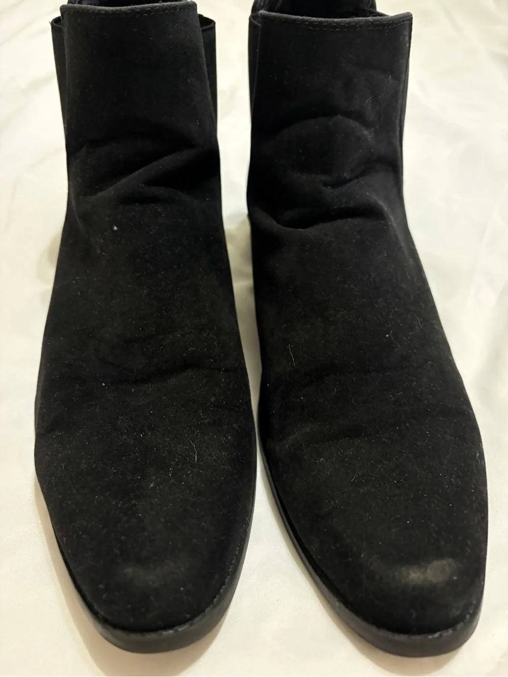 ASOS black suede